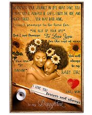 To my daughter 11x17 Poster front
