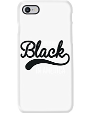Being Black In America Phone Case tile