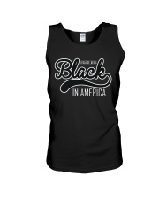 Being Black In America Unisex Tank tile