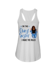 The Oldest Sister Ladies Flowy Tank tile