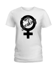 I am speaking 02 Ladies T-Shirt tile