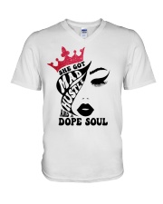 Red V-Neck T-Shirt tile