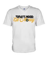 today's mood V-Neck T-Shirt tile
