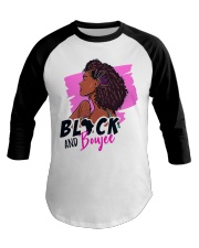 Black and Boujee Baseball Tee tile