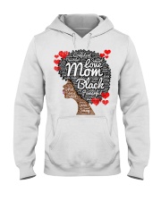 Love Black Mom Hooded Sweatshirt tile