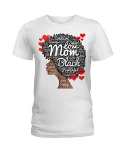 Love Black Mom Ladies T-Shirt tile