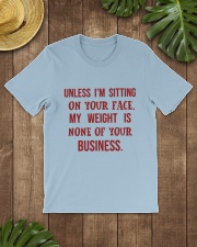 Unless i'm sitting on your face - 6 Classic T-Shirt lifestyle-mens-crewneck-front-18