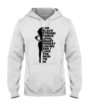 I am black - strong - loyal Hooded Sweatshirt tile