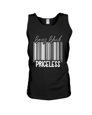 Being Black Priceless Unisex Tank tile