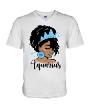 Aquarius V-Neck T-Shirt tile