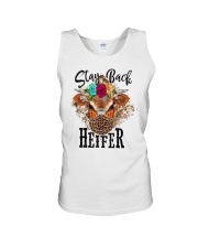 Stay back - Heifer Unisex Tank tile