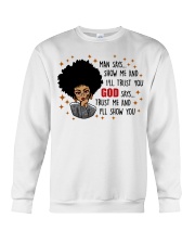 God Says Crewneck Sweatshirt tile