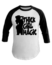 Thick girl magic Baseball Tee tile
