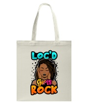 Black girl Loc'd girls rock Tote Bag tile