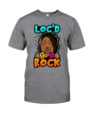 Black girl Loc'd girls rock Classic T-Shirt front