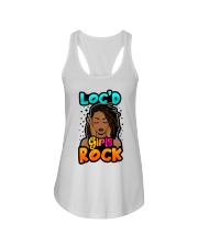 Black girl Loc'd girls rock Ladies Flowy Tank tile