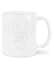 Peace - Love - Black Mugs tile