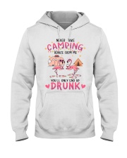 Camping Drunk 2 Hooded Sweatshirt front