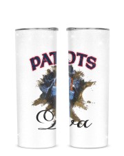 Patriots Glitter Tumbler tile
