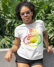 Juneteenth Leopard Print cap Classic T-Shirt apparel-classic-tshirt-lifestyle-front-233