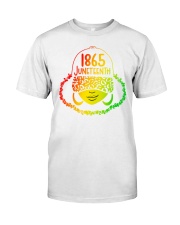 Juneteenth Leopard Print cap Premium Fit Mens Tee tile