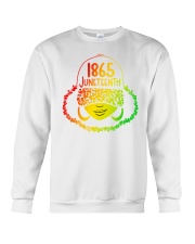 Juneteenth Leopard Print cap Crewneck Sweatshirt tile