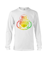 Juneteenth Leopard Print cap Long Sleeve Tee tile