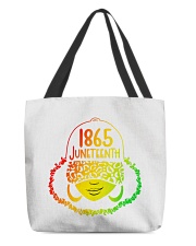 Juneteenth Leopard Print cap All-Over Tote tile