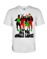 All The Jingle Ladies V-Neck T-Shirt tile