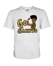 Saints V-Neck T-Shirt tile