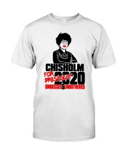Chisholm Unbossed Unbothered Black History Classic T-Shirt front