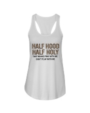 Half Hood Half Holy Ladies Flowy Tank tile