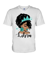 Libra V-Neck T-Shirt tile