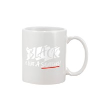 Black is not a Sentence B Mug tile