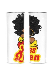 Aries Queen Glitter Tumbler tile