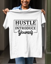 Hustle No Need To Introduce Yourself Classic T-Shirt apparel-classic-tshirt-lifestyle-front-129
