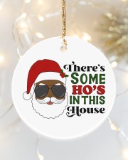 There's Some Ho's In This House Circle ornament - single (porcelain) aos-circle-ornament-single-porcelain-lifestyles-03