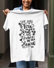 She has fire in her soul Classic T-Shirt apparel-classic-tshirt-lifestyle-front-129