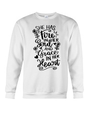 She has fire in her soul Crewneck Sweatshirt tile