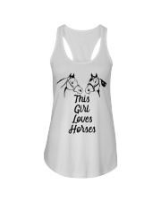 This girl loves Horse Ladies Flowy Tank tile