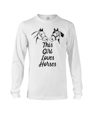 This girl loves Horse Long Sleeve Tee tile