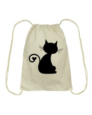 Cat heart tail Drawstring Bag tile