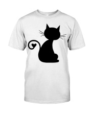 Cat heart tail Classic T-Shirt front