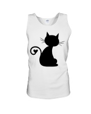 Cat heart tail Unisex Tank tile