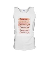 Motivational Quote Unisex Tank tile