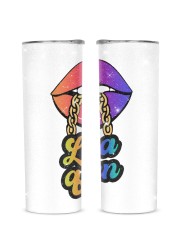 Libra Queen Glitter Tumbler tile