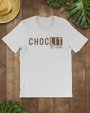 ChocLIT Melanin - Espresso Classic T-Shirt lifestyle-mens-crewneck-front-18