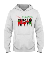 Merry Christmas Black Girls Hooded Sweatshirt tile