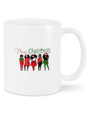 Merry Christmas Black Girls Mugs tile