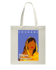 Courage - Malala Yousafzai Tote Bag tile